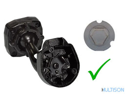 Alpine KTE-DME-BSTEL - Kit d'installation pour rétroviseur DME-R1200 sur Fiat Ducato Alpine