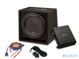 Alpine SBG-30KIT - Pack Subwoofer 30cm + Amplificateur + Câbles 800W Alpine