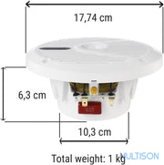 Alpine SPS-M601 - Haut-parleur marin coaxial 16,5 cm à 2 voies Alpine