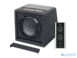 Alpine SWE-815 - Caisson de basses amplifié 20 cm 300W Alpine