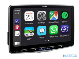 Alpine iLX-F115D – Autoradio 11 Pouces DAB+, Apple CarPlay sans fil et Android Auto Alpine