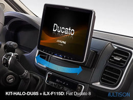 Alpine iLX-F115DU8S - Autoradio  11 Pouces Carplay Android Auto pour Fiat Ducato 8 Alpine