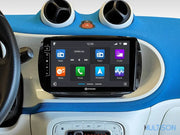 DYNAVIN D9-DF434 Premium – Autoradio Carplay Android 9 pouces pour Smart Fortwo (à partir de 2016) DYNAVIN