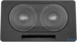 ESX DBX206Q - Système Bassreflex Trapezoïdal avec Subwoofers de 16,5 cm ESX