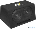 ESX DBX206Q - Système Bassreflex Trapezoïdal avec Subwoofers de 16,5 cm ESX