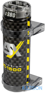 ESX DC1500 - Condensateur 1.5 Farad avec Bloc de Distribution ESX
