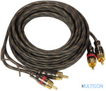 ESX DSC3 - Câble RCA Stéréo Haute Qualité avec Fil de Commande (3 m) ESX