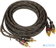 ESX DSC3 - Câble RCA Stéréo Haute Qualité avec Fil de Commande (3 m) ESX