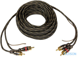ESX DSC5 - Câble RCA Stéréo Haute Qualité avec Fil de Commande (5 m) ESX