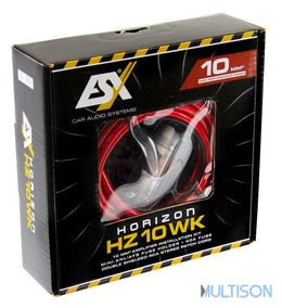 ESX HZ10WK - Kit de Câblage pour Amplificateur 10 mm² 5 mètres ESX