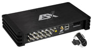 ESX QE812SP – Processeur de Son Numérique 12 Canaux avec Lecteur Audio HD ESX