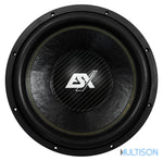 ESX QXE15D2 - Subwoofer Compact 38 cm à Double Bobine Mobile ESX