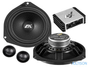 ESX QXFA6.2C - Système Composant 2 Voies 16 cm et Amplificateur 2 Canaux ESX