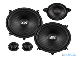 ESX QXS6.3C - Kit Haut-Parleurs 2.1 Voies 16 cm + 8 cm Mercedes Sprinter W907 ESX