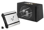ESX HXP200 – Pack Caisson 2 canaux avec Amplificateur, Subwoofer 30 cm (12