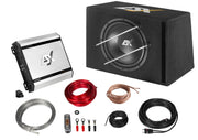 ESX HXP200 – Pack Caisson 2 canaux avec Amplificateur, Subwoofer 30 cm (12