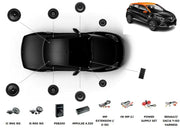 Focal Inside Renault Captur POWERED 6.1 – Kits avant + arrière + Subwoofer + Amplificateur Focal