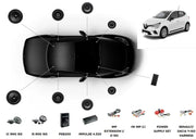 Focal Inside Renault Clio 5 POWERED 6.1 – Kits avant + arrière + Subwoofer + Amplificateur Focal