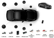 Focal Inside Renault Laguna 3 POWERED 6.1 – Kits avant + arrière + Subwoofer + Amplificateur Focal