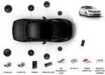 Focal Inside Renault Latitude POWERED 8.1 – Kits avant + arrière + Subwoofer + Amplificateur Focal