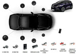 Focal Inside Renault Scenic 4 POWERED 6.1 – Kits avant + arrière + Subwoofer + Amplificateur Focal