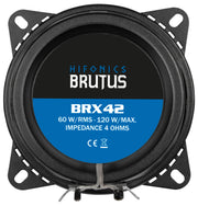 HIFONICS BRX42 - Haut-Parleurs Coaxiaux 10 cm 60 Watts RMS HIFONICS