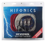 HIFONICS HF20WK - Kit de Câblage Premium pour Amplificateur HIFONICS