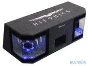 HIFONICS MR8DUAL - Caisson de Basses Bandpass 2x 20 cm LED 600 Watts RMS HIFONICS