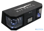 HIFONICS MR8DUAL - Caisson de Basses Bandpass 2x 20 cm LED 600 Watts RMS HIFONICS