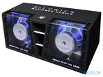 HIFONICS MXZ12Dual - Caisson de Basses Dual Bandpass 2 x 30 cm 2000 W RMS HIFONICS