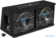 HIFONICS TDA250R - Caisson Actif 2 x 25 Cm Bass-Reflex 300 Watts RMS HIFONICS