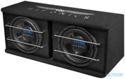 HIFONICS TDA250R - Caisson Actif 2 x 25 Cm Bass-Reflex 300 Watts RMS HIFONICS