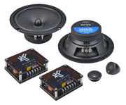 HIFONICS TRX6.2C - Kit Haut-Parleurs 2 Voies Séparées 16,5 cm 100 Watt RMS HIFONICS