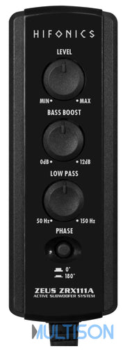 HIFONICS ZRX111A - Caisson de Basses Actif pour Logement de Roue de Secours HIFONICS