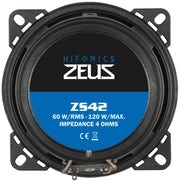 HIFONICS ZS42 - Haut-Parleurs Coaxiaux 10 cm 60 Watts RMS HIFONICS