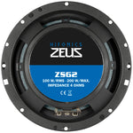 HIFONICS ZS62 - Haut-Parleurs Coaxiaux 16,5 cm 100 Watts RMS HIFONICS