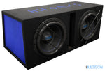HIFONICS ZSPL12DUAL - Caisson Bass-Reflex 2x30 Cm 1200 Watts RMS HIFONICS