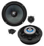 HIFONICS ZSV6.2C – Kit éclaté 16,5 cm Plug+Play pour Volkswagen, Seat, Škoda et MAN HIFONICS