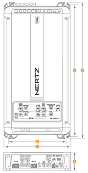 HERTZ ML Power 5 – Amplificateur 5 Canaux Haute Performance | 950 W RMS Total Hertz