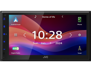 JVC KW-M595DBT – multimédia  2 DIN avec écran tactile 6,8 Apple CarPlay Android Auto JVC