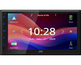 JVC KW-M595DBT – multimédia  2 DIN avec écran tactile 6,8 Apple CarPlay Android Auto JVC