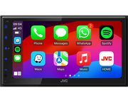 JVC KW-M595DBT – multimédia  2 DIN avec écran tactile 6,8 Apple CarPlay Android Auto JVC