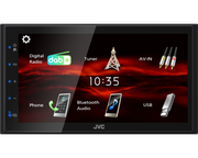 KENWOOD KW-M180DBT – Récepteur multimédia numérique 2 DIN avec écran tactile 6,8” JVC