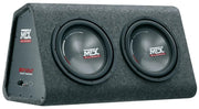 MTX RTP12x2 – Caisson actif bass-reflex double 30 cm – 360 W RMS – 4 Ohm MTX