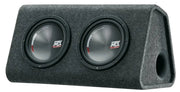 MTX RTP8x2 – Caisson Actif Bass-Reflex | Double Subwoofer 20 cm | Amplificateur Classe-D 240 W RMS MTX