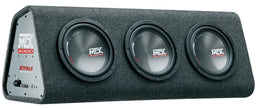 MTX RTP8x3 – Caisson actif bass-reflex triple subwoofer 20 cm – 360 W RMS – 4 Ohm MTX