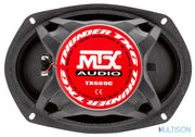 MTX TX669C – Haut-Parleurs Coaxiaux 2 Voies 16x23cm 4Ω 835 Watts MTX