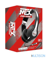 MTX iX1 Black - Casque Hi-Fi Circum-Aural Haut-Parleurs Néodymes MTX