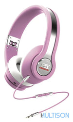 MTX iX1 Pink - Casque Hi-Fi Circum-Aural Haut-Parleurs Néodymes MTX