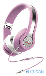 MTX iX1 Pink - Casque Hi-Fi Circum-Aural Haut-Parleurs Néodymes MTX
